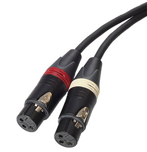 Neutrik XLRs, in all ten color bands