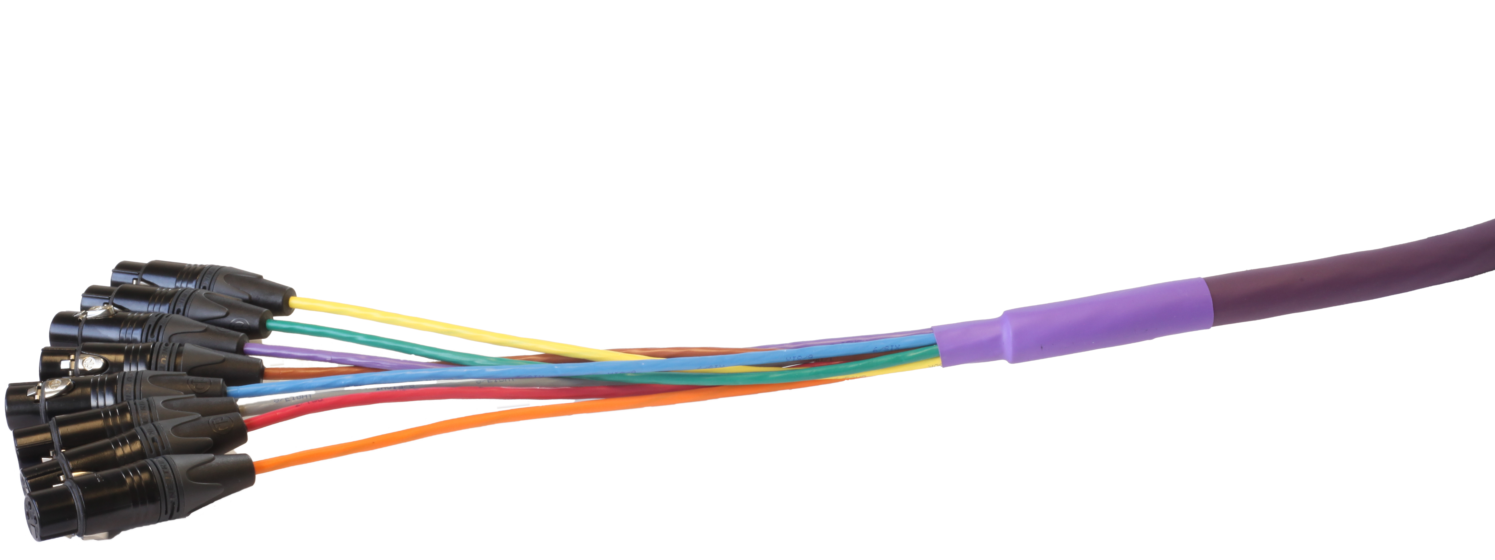 Canare L-4E6S cable, with purple band for subwoofer use
